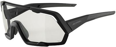 Превью  Велоочки ALPINA Rocket V Black Matt, Линзы: Varioflex Clear Lense No Mirror Cat.0-3 (A8677131)